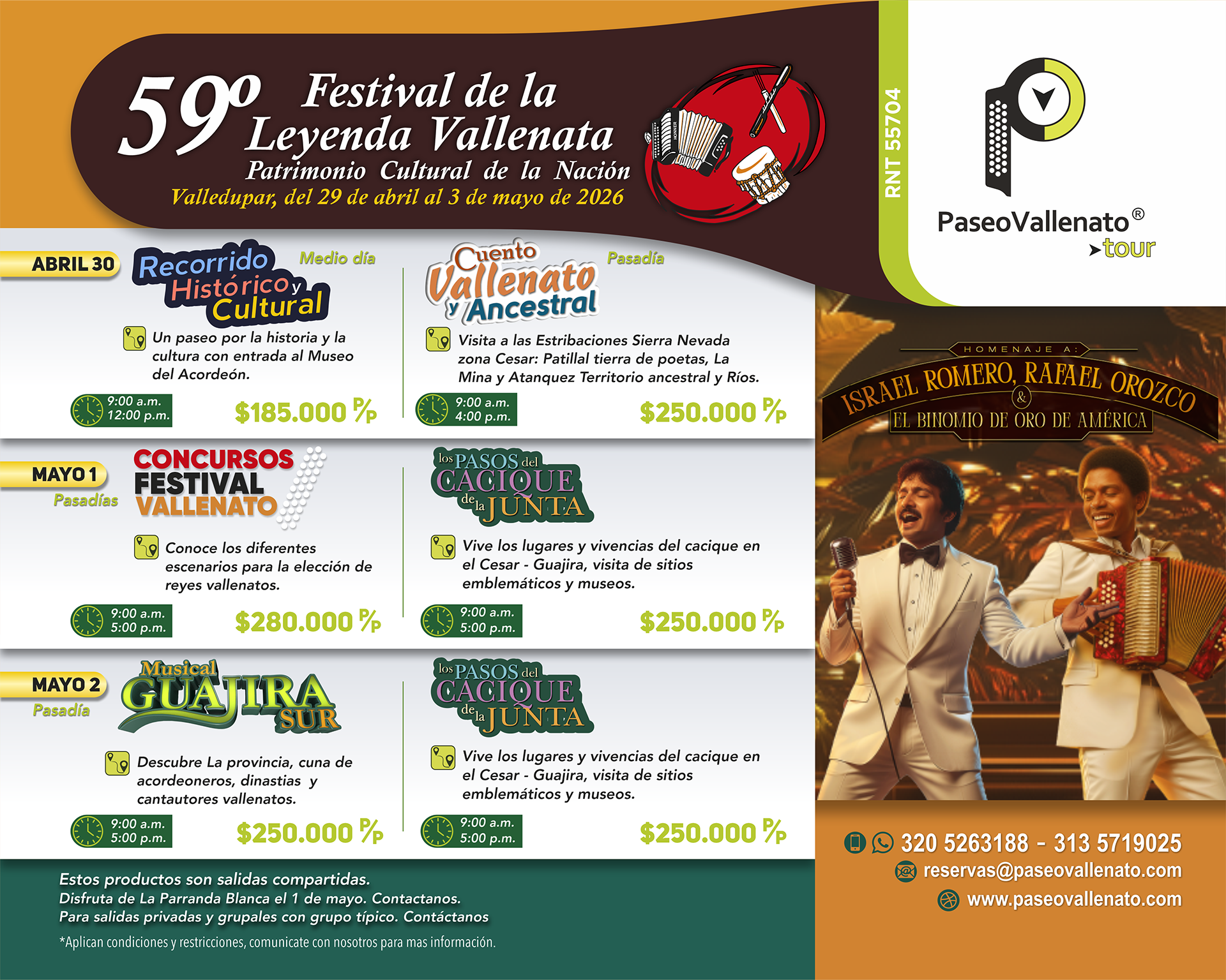 Rutas Folcloricas Festival 1920